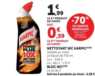 Nettoyant WC Harpic