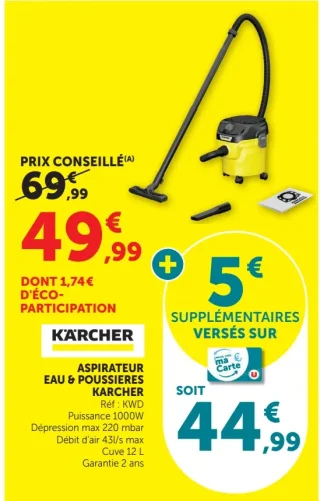 Aspirateur Eau & Poussieres Kärcher KWD