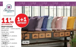 Drap housse U Maison