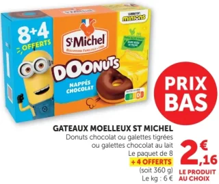 Gateaux Moelleux St Michel Doonuts