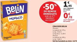 CRACKERS BELIN Monaco / Minizza