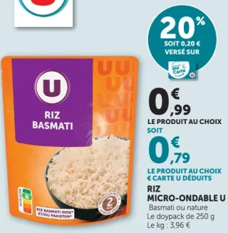 Riz micro-ondable U