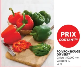 POIVRON ROUGE OU VERT