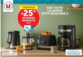 Toute la gamme petit dejeuner U