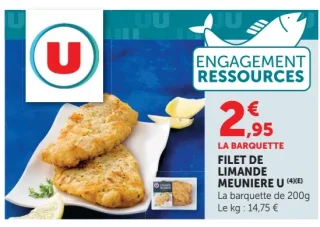 Filet de limande meunière U