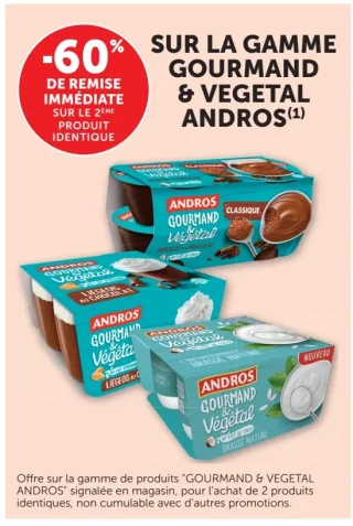Gamme Gourmand & Végétal Andros