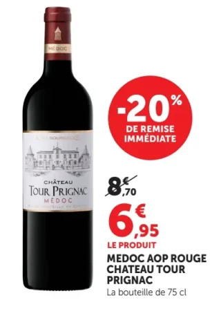 Medoc AOP Rouge Chateau Tour Prignac