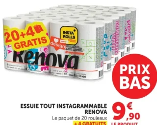 Essuie tout Instagrammable Renova
