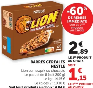 BARRES CEREALES NESTLE