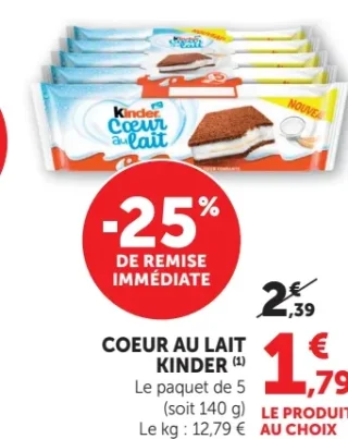 Coeur au Lait Kinder