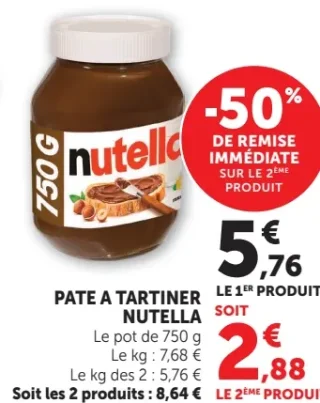 Pâte à tartiner Nutella