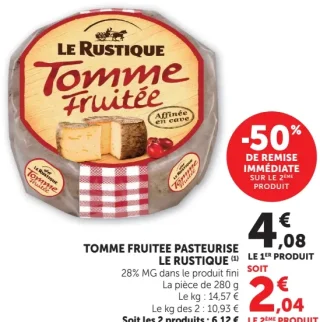 Tomme Fruitée Le Rustique