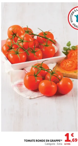 Tomate ronde en grappe