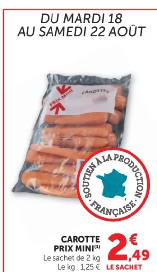 Carotte Prix Mini