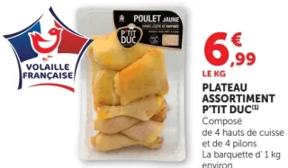 Plateau assortiment P'tit Duc