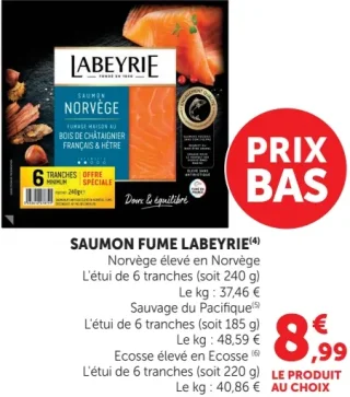 Saumon fumé Labeyrie
