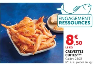 Crevettes cuites Engagement Ressources