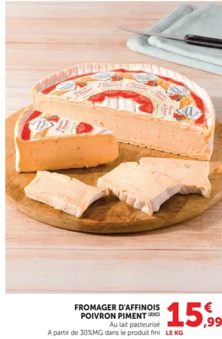 Fromager d'Affinois Poivron Piment