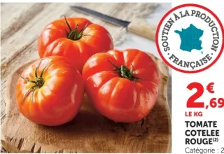 Tomate côtelée rouge