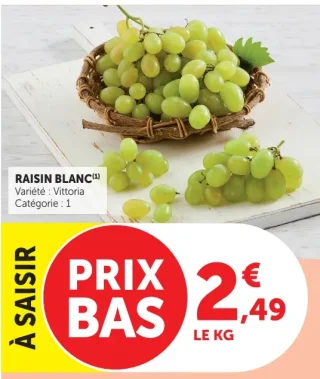 Raisin blanc Vittoria