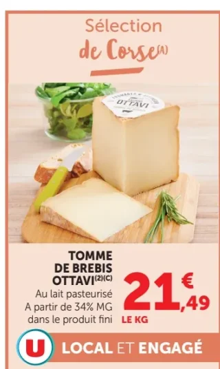 Tomme de Brebis Ottavi