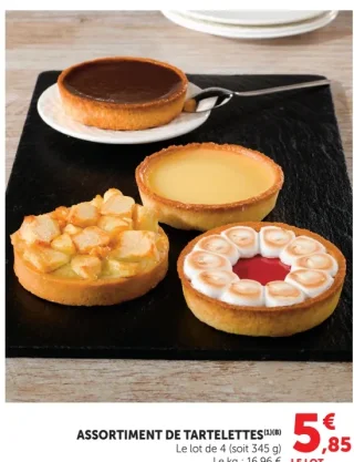 Assortiment de tartelettes