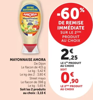 Mayonnaise Amora de Dijon