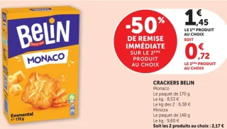 CRACKERS BELIN Monaco