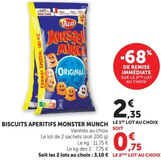 Biscuits Aperitifs Monster Munch
