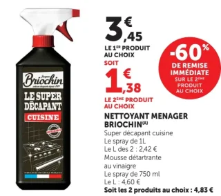 NETTOYANT MENAGER BRIOCHIN Super décapant cuisine