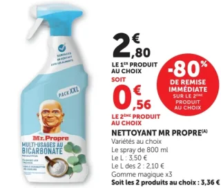Nettoyant Mr Propre Multi-usages au bicarbonate