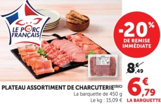 PLATEAU ASSORTIMENT DE CHARCUTERIE
