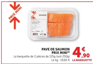 Pavé de saumon Prix Mini
