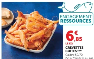 Crevettes cuites