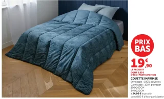 Couette imprimée U Maison
