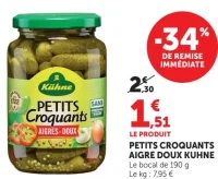 PETITS CROQUANTS AIGRE DOUX KUHNE