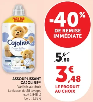 Assouplissant Cajoline Doux & Pur