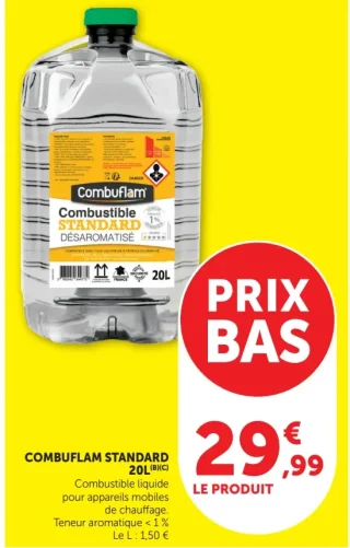 Combustible Standard 20L Combuflam