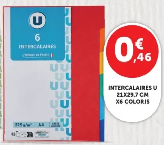 6 Intercalaires U