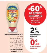 Mayonnaise Amora de Dijon