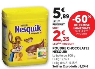 POUDRE CHOCOLATEE NESQUIK
