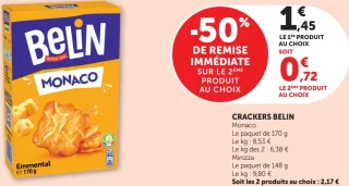 Crackers Belin Monaco