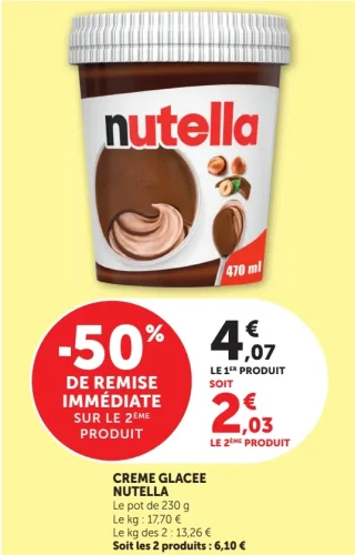 Creme Glacee Nutella