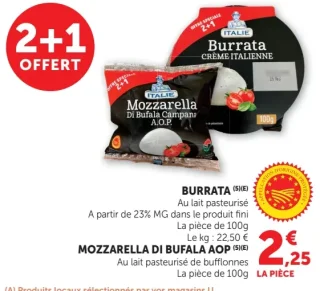 Burrata / Mozzarella di bufala campana A.O.P. U