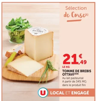 Tomme de brebis Ottavi