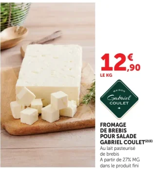 Fromage de brebis pour salade Gabriel Coulet