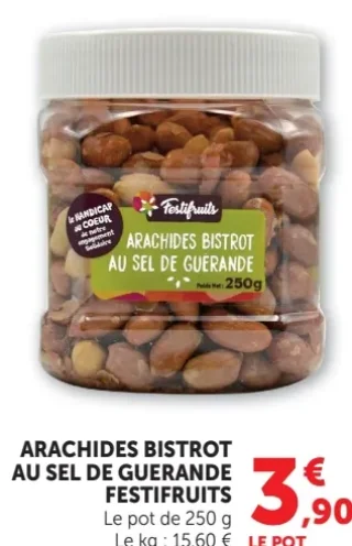 Arachides Bistrot au Sel de Guérande Festifruits