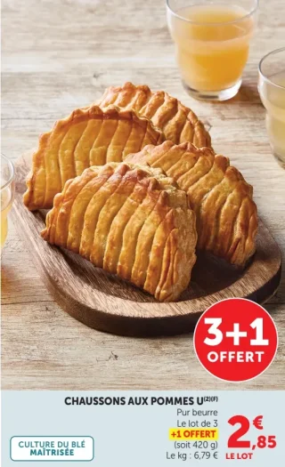 Chaussons aux pommes U