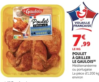 Poulet à griller Le Gaulois