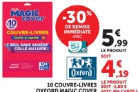 10 couvre-livres Oxford Magic Cover